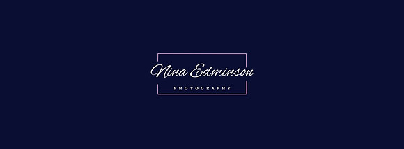 pink rectangle logo for website header